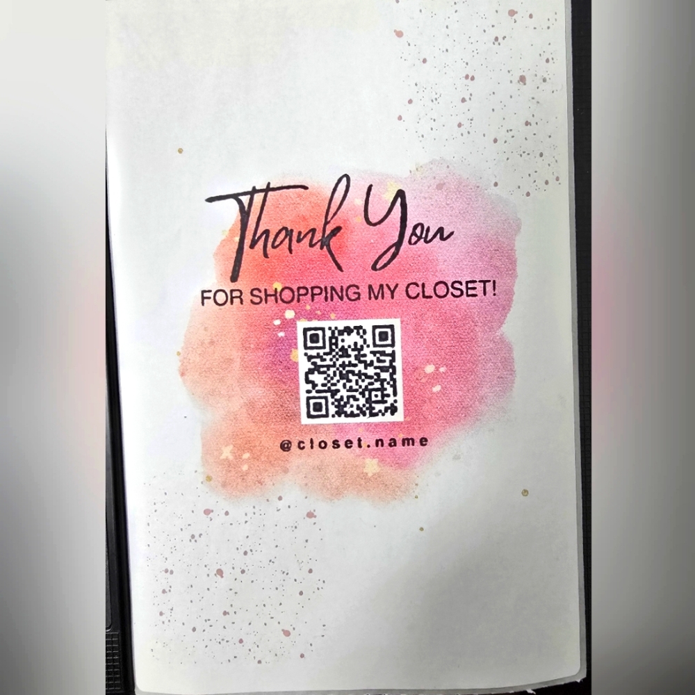 30 4x6 Thank You Stickers Or Note Cards